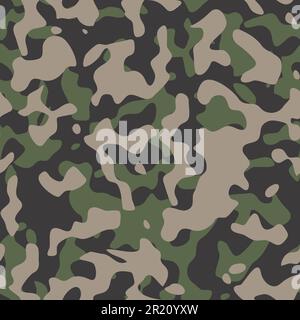 Seamless Camouflage Pattern Stock Vector