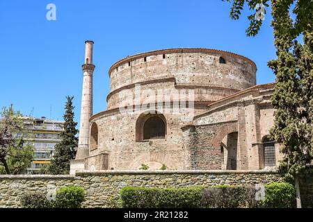 Rotunda mausoleum of Galerius in the city center of Thessaloniki, Greece, landmark and historic monument built in 4th century, now museum and Orthodox Stock Photo