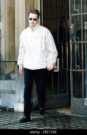 David Norris leaving court. David Norris and Gary Dobson appear at Chelmsford Magistrates Court, Essex on charges of theft. The two men later pleaded guilty to stealing 14 beer kegs valued at £1,000. Each fined £100 with £60 costs. Norris and Dobson were named among the five suspects in the murder of Stephen Lawrence. The pair were both subsequently found guilty of Lawrence's murder. They were sentenced on 4 January 2012 to an equivalent of a life sentence for an adult, with minimum terms of 15 years and 2 months for Dobson and 14 years and 3 months for Norris. Stock Photo