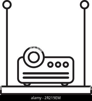 Projection - Free electronics icons