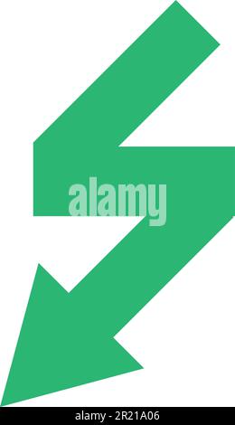 Lightning electricity power lab sign icon vector. Electric physics ...