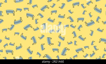 Endless seamless pattern with medical disposable masks and respiratory masks for protection against the deadly coronavirus pandemic pandemic, Covid-19 Stock Vector