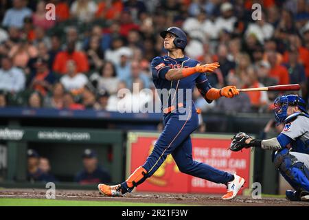 Houston Astros' Jeremy Pena smiles during batting practice before a  baseball game against the Oakland Athletics Tuesday, Sept. 12, 2023, in  Houston. (AP Photo/David J. Phillip Stock Photo - Alamy