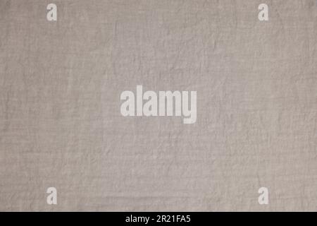Natural Light Linen Texture. Detailed Closeup vintage old textured fabric burlap, rustic background in tan beige, brown, grey. Canvas Macro Pattern. Stock Photo