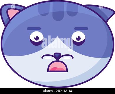 Emojis are Shocked, Tense, Scared, Amazed - a Yellow Face with an  Expression of Fear and Surprise Stock Vector - Illustration of chat,  feeling: 186439205