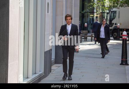 London, England, UK. 16th May, 2023. DAVID SHERBORNE is seen arriving at High Court for the phone hacking trial against Mirror Group Newspapers (MGN). A number of high-profile figures have brought claims against MGN over alleged unlawful information gathering at its titles. (Credit Image: © Tayfun Salci/ZUMA Press Wire) EDITORIAL USAGE ONLY! Not for Commercial USAGE! Stock Photo