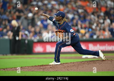 Houston Astros relief pitcher Rafael Montero (47) completes the eighth  inning of the MLB game between the New York Yankees and the Houston Astros  on T Stock Photo - Alamy