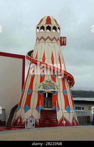 Helter Skelter at Portrush in County Antrim Stock Photo