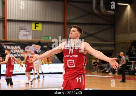 Hasselt, Belgium. 16th May, 2023. Antwerp's Thijs De Ridder pictured in ...