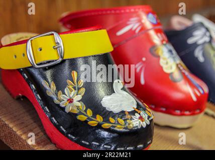 Hand painted deals swedish clogs