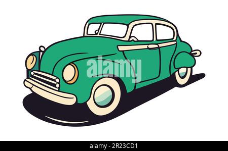 automotive wheel car cartoon vector illustration Stock Vector Image ...