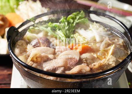 Botan Nabe (Japanese Wild Boar Hotpot)