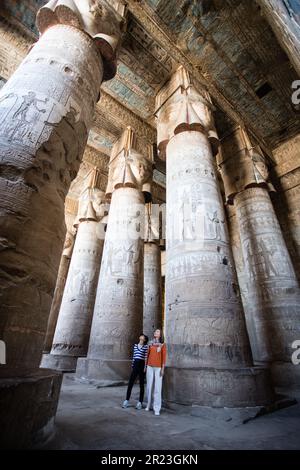Dendera Temple in Egypt Stock Photo