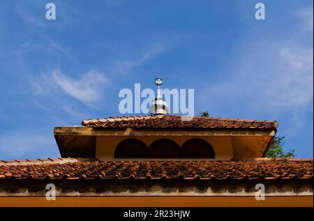 jakarta indonesia, may 14 2023, roof or roof or roof tiles or dome of a mosque in the city of jakarta Stock Photo