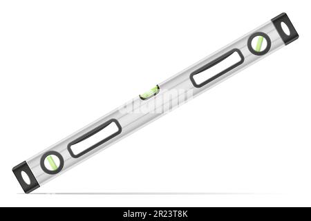 building level measuring device for determining a flat surface vector illustration isolated on white background Stock Vector
