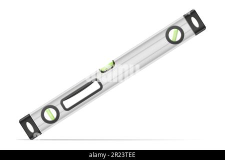 building level measuring device for determining a flat surface vector illustration isolated on white background Stock Vector