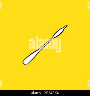 Woodcut Illustration of an Oar Drawing. - Vector Stock Vector Image ...