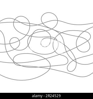 Hand drawn tangle scrawl sketchabstract Royalty Free Vector