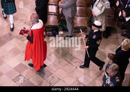 The Coronation of The King and Queen Consort inside Westminster Abbey. 06th May 2023, Westminster Abbey, London, England, United Kingdom Stock Photo