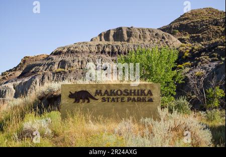 Makoshika State Park, Montana's Largest State Park Stock Photo