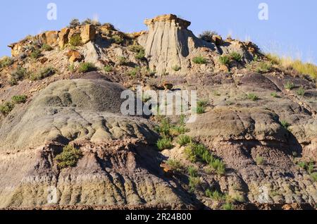 Makoshika State Park, Montana's Largest State Park Stock Photo