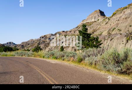 Makoshika State Park, Montana's Largest State Park Stock Photo