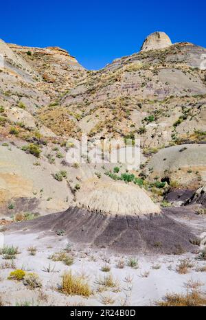 Makoshika State Park, Montana's Largest State Park Stock Photo