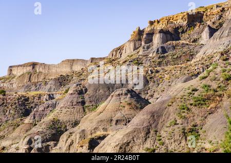 Makoshika State Park, Montana's Largest State Park Stock Photo