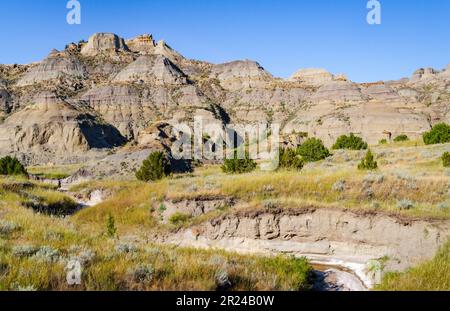 Makoshika State Park, Montana's Largest State Park Stock Photo