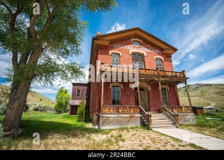 Bannack State Park ghost town in Beaverhead County, Montana Stock Photo