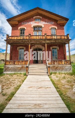 Bannack State Park ghost town in Beaverhead County, Montana Stock Photo