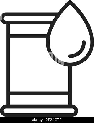 Dippel Oil icon vector image. Stock Vector