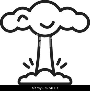 Explosion icon vector image. Suitable for mobile application web application and print media. Stock Vector