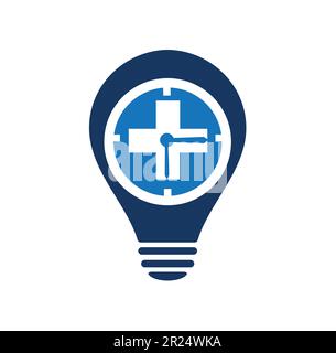 Time Medical Logo Icon Design template vector medical time logo Stock Vector