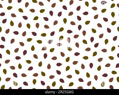 Seeds seamless pattern. Watermelon seeds on a white background. Sunflower seeds with a gradient. Background for promotional products, wrapping paper a Stock Vector