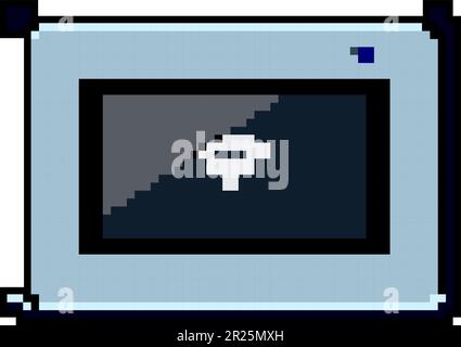 data 5g modem game pixel art vector illustration Stock Vector