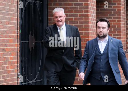 Emmanuel Centre, London, UK. 17th May 2023. The 2023 National Conservatism conference. Lee Anderson MP. Credit: Matthew Chattle/Alamy Live News Stock Photo