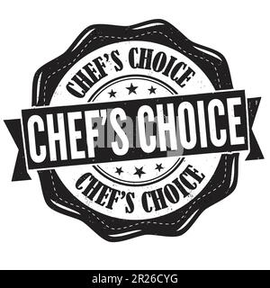 Chef's choice grunge rubber stamp on white background, vector illustration Stock Vector
