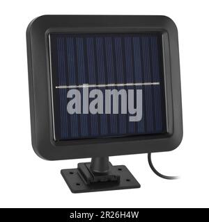 portable solar panel, on a white background in insulation Stock Photo