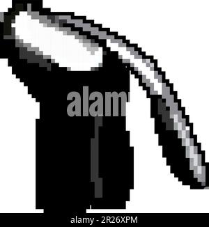 bar corkscrew wine game pixel art vector illustration Stock Vector