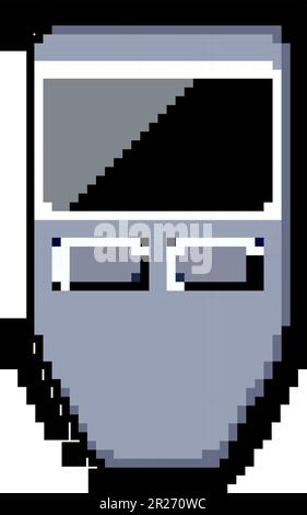 bitcoin crypto wallet game pixel art vector illustration Stock Vector