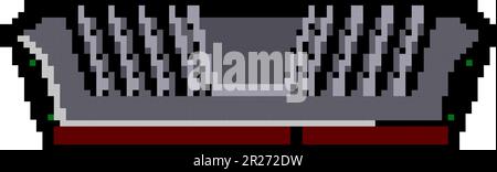 hardware desktop memory game pixel art vector illustration Stock Vector