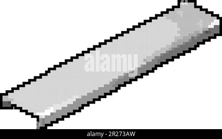 rainwater drainage grate game pixel art vector illustration Stock Vector