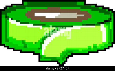 paper duct tape game pixel art vector illustration Stock Vector