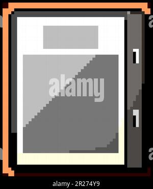 digital ebook reader game pixel art vector illustration Stock Vector ...