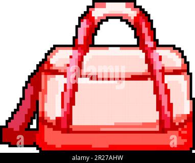 backpack bag camp game pixel art vector illustration Stock Vector Image &  Art - Alamy