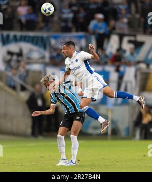 Porto Alegre, Brazil. 17th May, 2023. Zinho do Grêmio disputa o