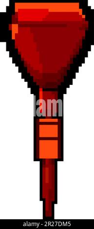 marketing funnel business game pixel art vector illustration Stock ...