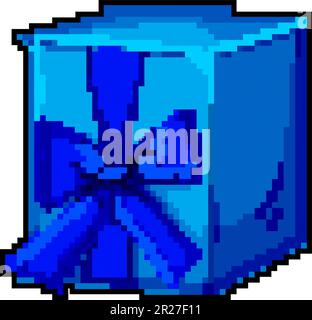 package bow ribbon game pixel art vector illustration Stock Vector ...