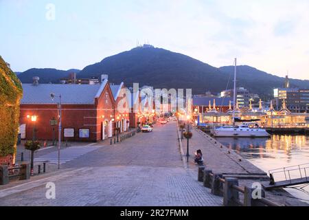 Kanemori red brick warehouse Stock Photo